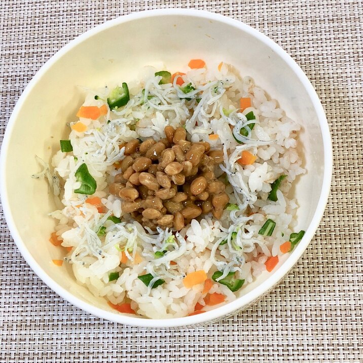 幼児食 おくら納豆しらすご飯 レシピ 作り方 By Yukamama 楽天レシピ 幼児食 おくら納豆しらすご飯 レシピ 作り方 By Yukamama 楽天レシピ